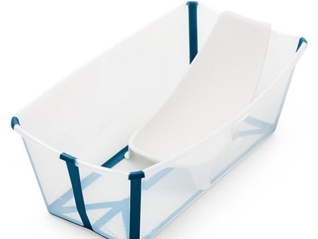 Stokke® Flexi Bath® Babybadekar m. Newborn Support Transparent Blue For Cheap