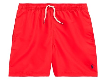 Polo Ralph Lauren Boys Traveler Badeshort Red For Sale