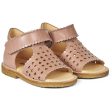 Angulus Begyndersandal M. Velcrolukning Og Hjerter Dark Peach Online Sale