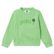 Wood Wood Pale Green Rod Arch Logo Sweatshirt on Sale