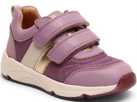 Bisgaard Matti S Velcro Sko Purple Supply