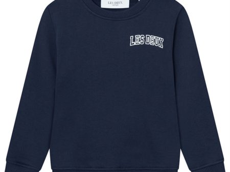 Les Deux Kids Dark Navy Ivory Blake Sweatshirt Supply