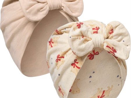 Konges Sløjd Marzipan Sand Baby Bonnet 2-pak Cheap