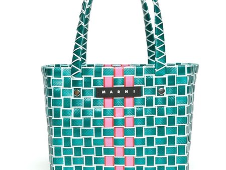 Marni Green Borsa Kurv on Sale