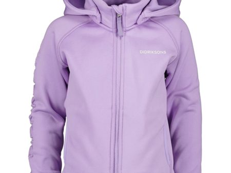 Didriksons Corin Digital Purple Sweatshirt m. Lynlås Fashion