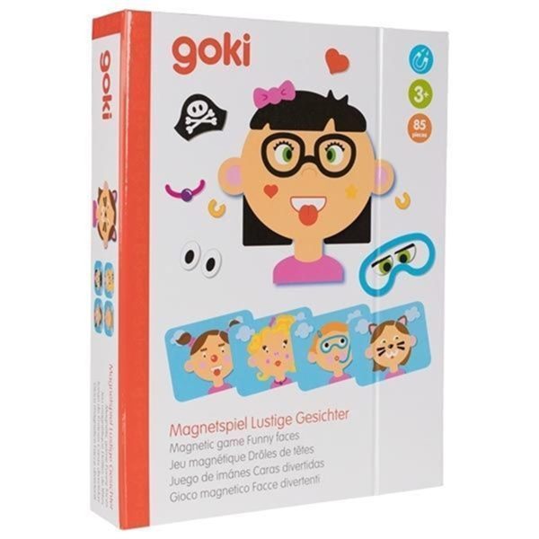 Goki Magnet Spil - Sjove Ansigter For Cheap