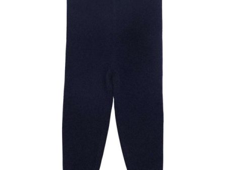 HOLMM Navy Bailey Cashmere Strik Leggings Discount