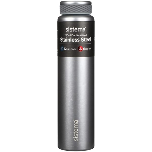 Sistema Stainless Steel Drikkedunk 280 ml Sølv Discount