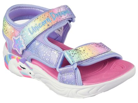 Skechers Unicorn Dreams Sandaler Blue Multi Cheap