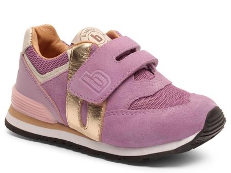 Bisgaard Winston S Velcro Sko Lavender For Discount