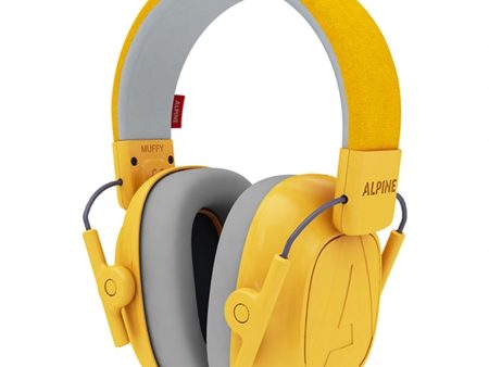 Alpine Muffy Kids Høreværn Yellow For Discount