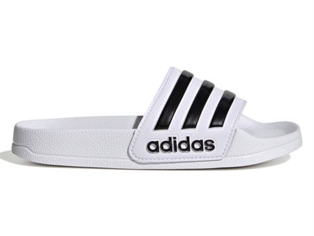 adidas Originals Adilette Pool Slide White   Core Black Online Hot Sale