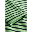 Wood Wood Pale Green Navy Stripes Kim Bluse For Cheap