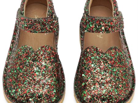 Konges Sløjd Sko Minnie Coeur Glitter Multi Glitter Discount