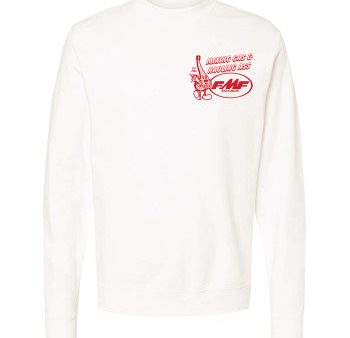 FMF Top Shelf Fleece - White - 2XL FA24121900BON2X Hot on Sale