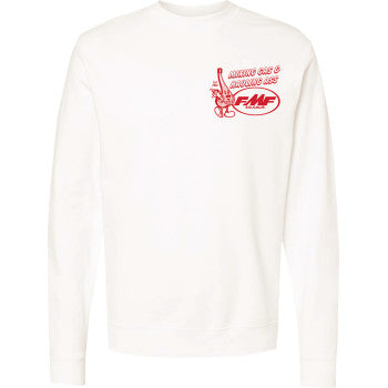 FMF Top Shelf Fleece - White - 2XL FA24121900BON2X Hot on Sale