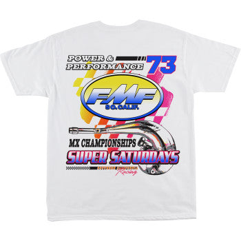 FMF Exhaust 500 T-Shirt - White - Large SP24118907WHTLG Online now